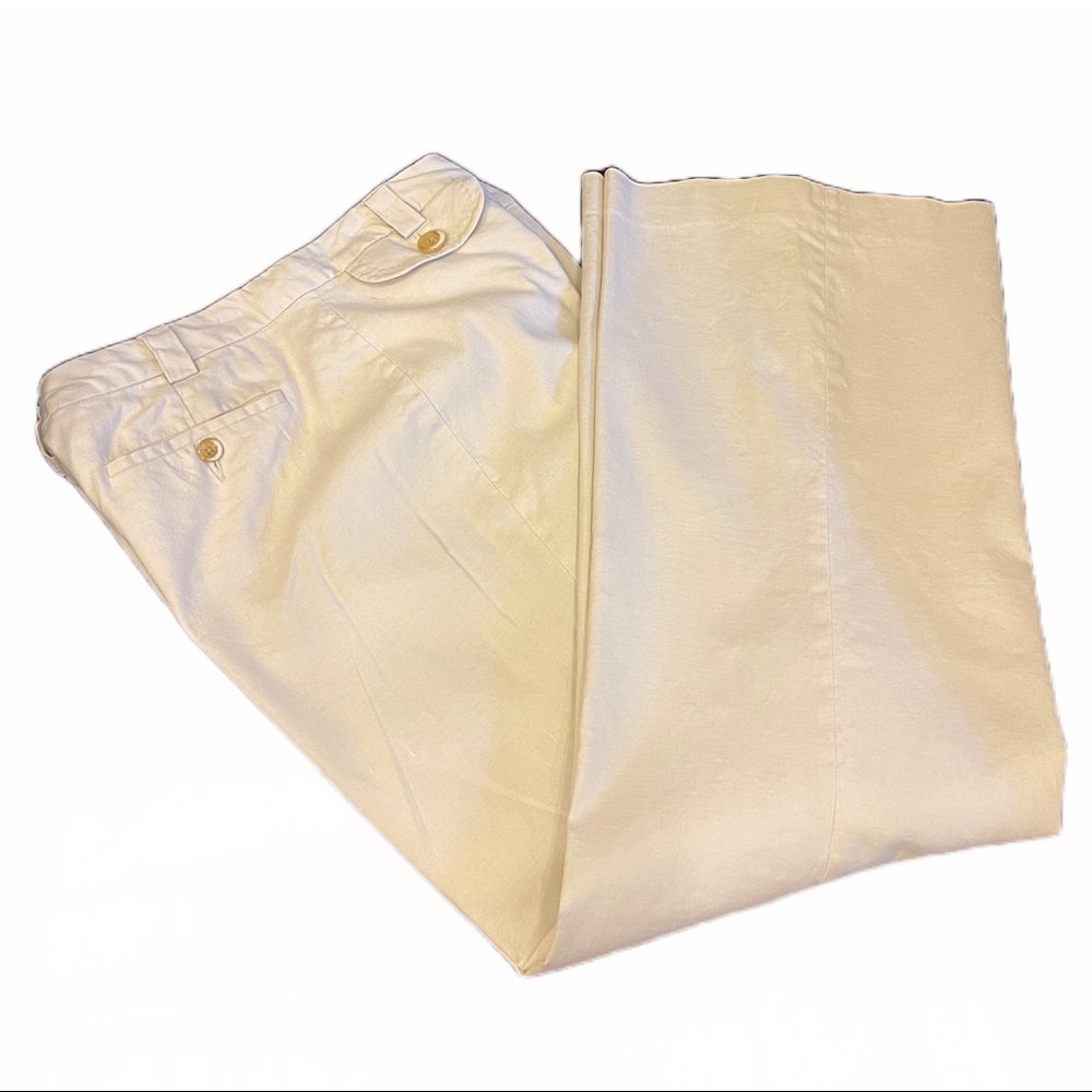 Banana Republic Size 12 Khaki Stretch Fully Lined Pants